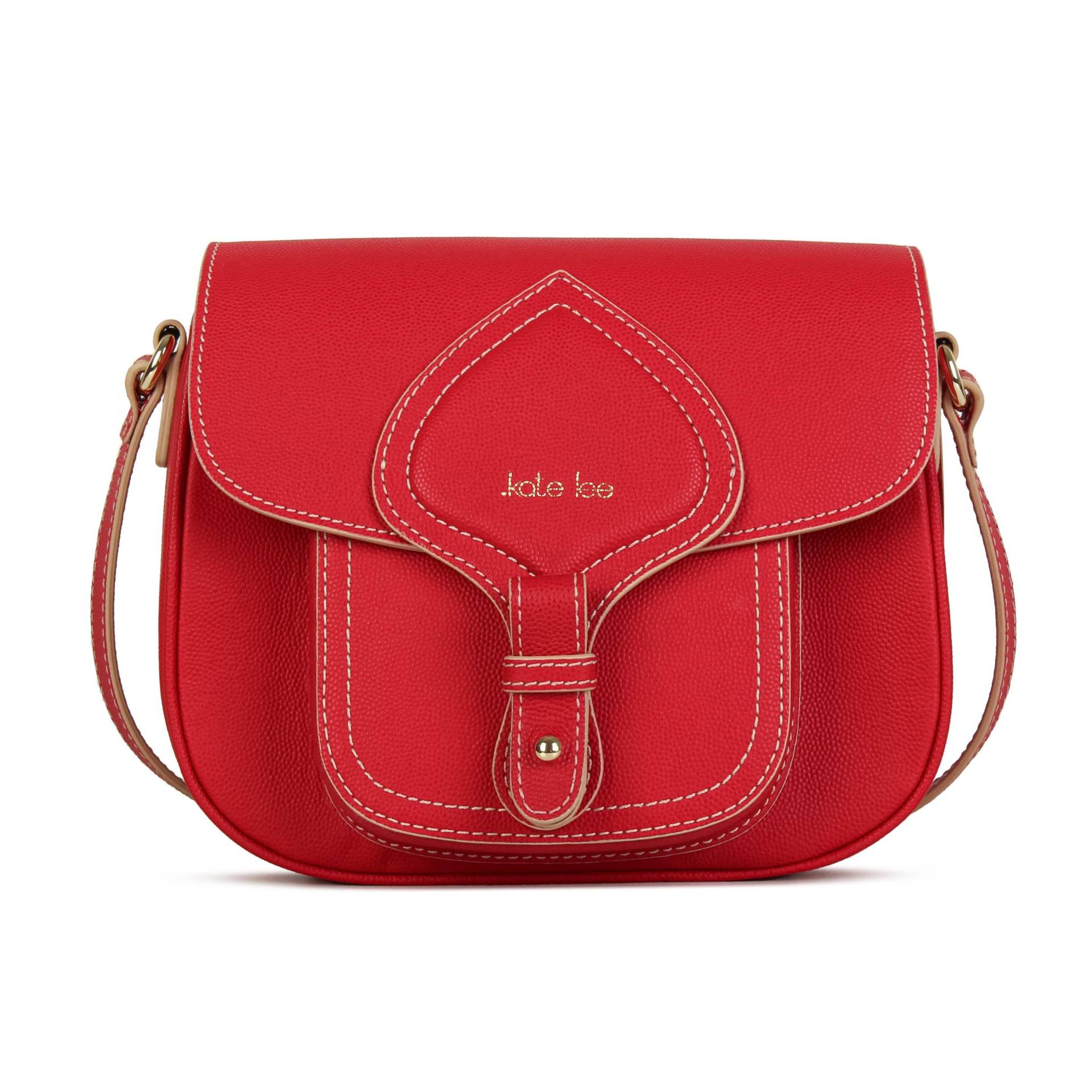 Schultertasche Gibeciere Emelyne Damen Rot ONE SIZE von Kate Lee