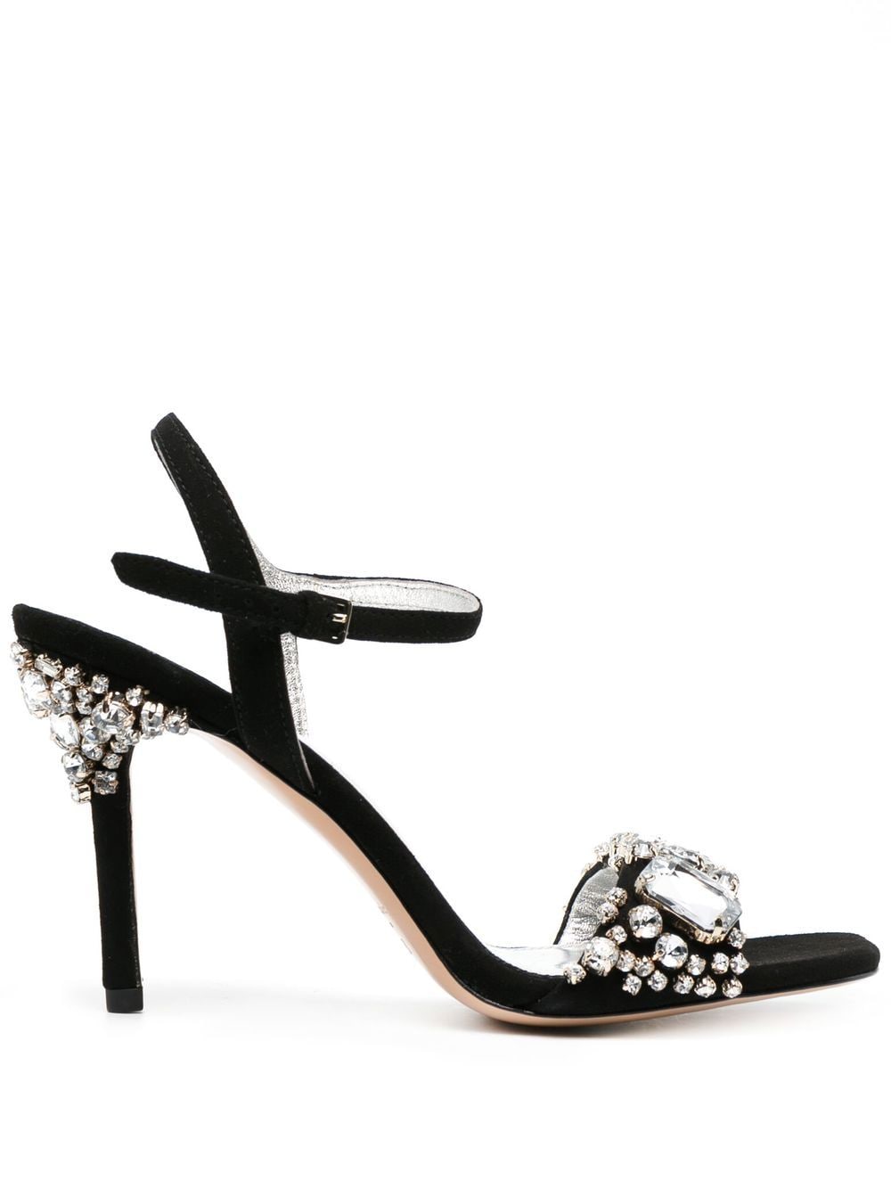 Kate Spade 90mm crystal-embellished ankle-strap sandals - Black von Kate Spade