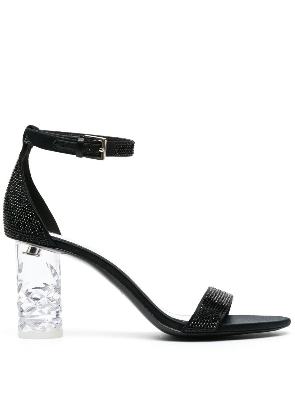 Kate Spade 90mm transparent block-heel sandals - Black von Kate Spade