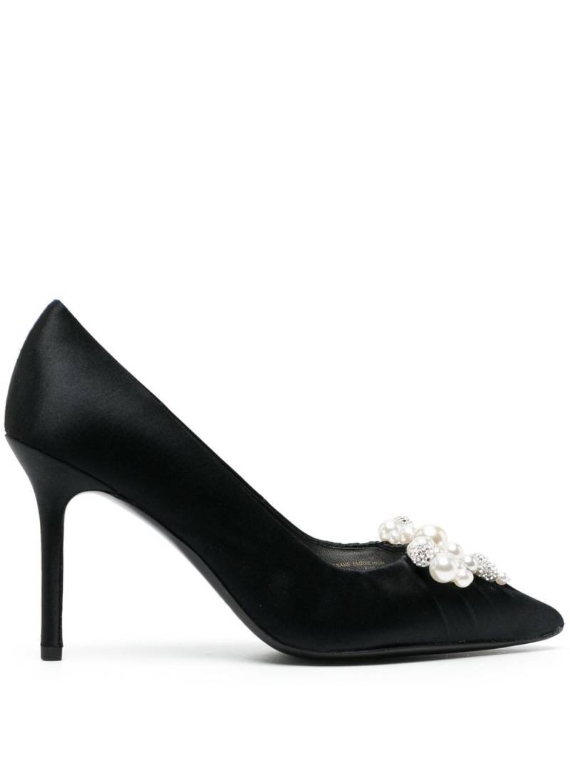 Kate Spade 95mm pearl-bow detail pumps - Black von Kate Spade