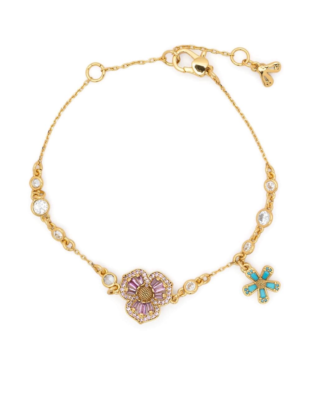 Kate Spade Fleurette charm bracelet - Gold von Kate Spade