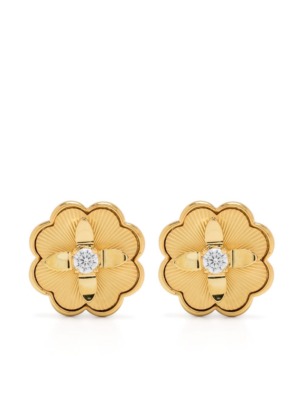 Kate Spade Heritage Bloom stud earrings - Gold von Kate Spade