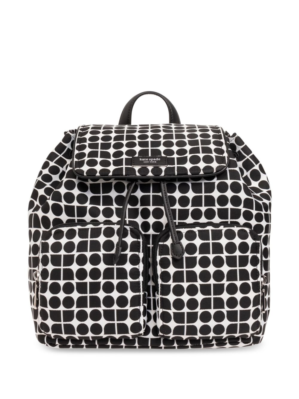 Kate Spade Noel-jacquard backpack - Black von Kate Spade