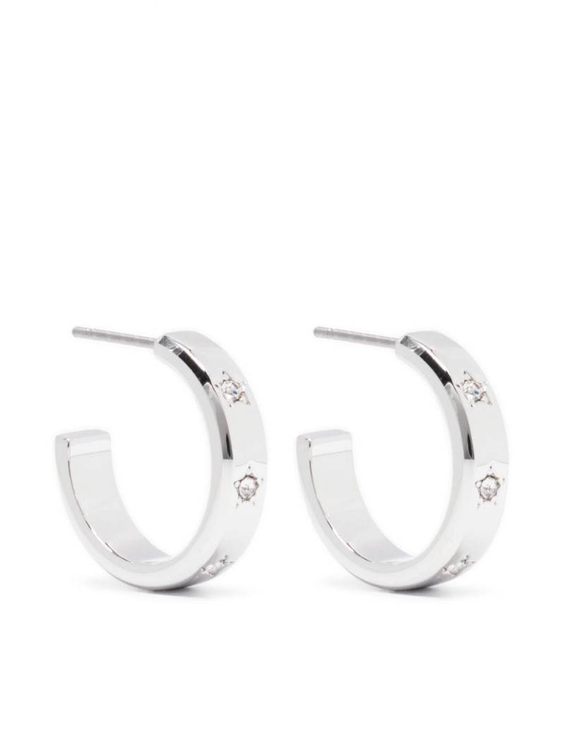 Kate Spade Set In Stone huggie-hoop earrings - Silver von Kate Spade