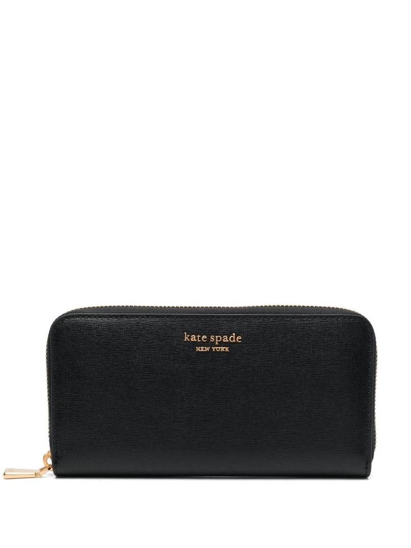 Kate Spade leather Continental wallet - Black von Kate Spade