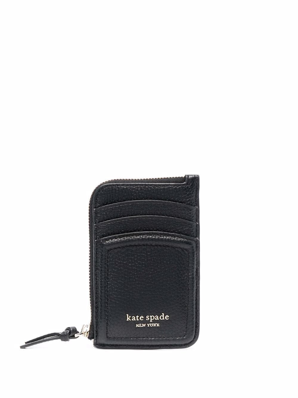 Kate Spade logo-lettering leather wallet - Black von Kate Spade