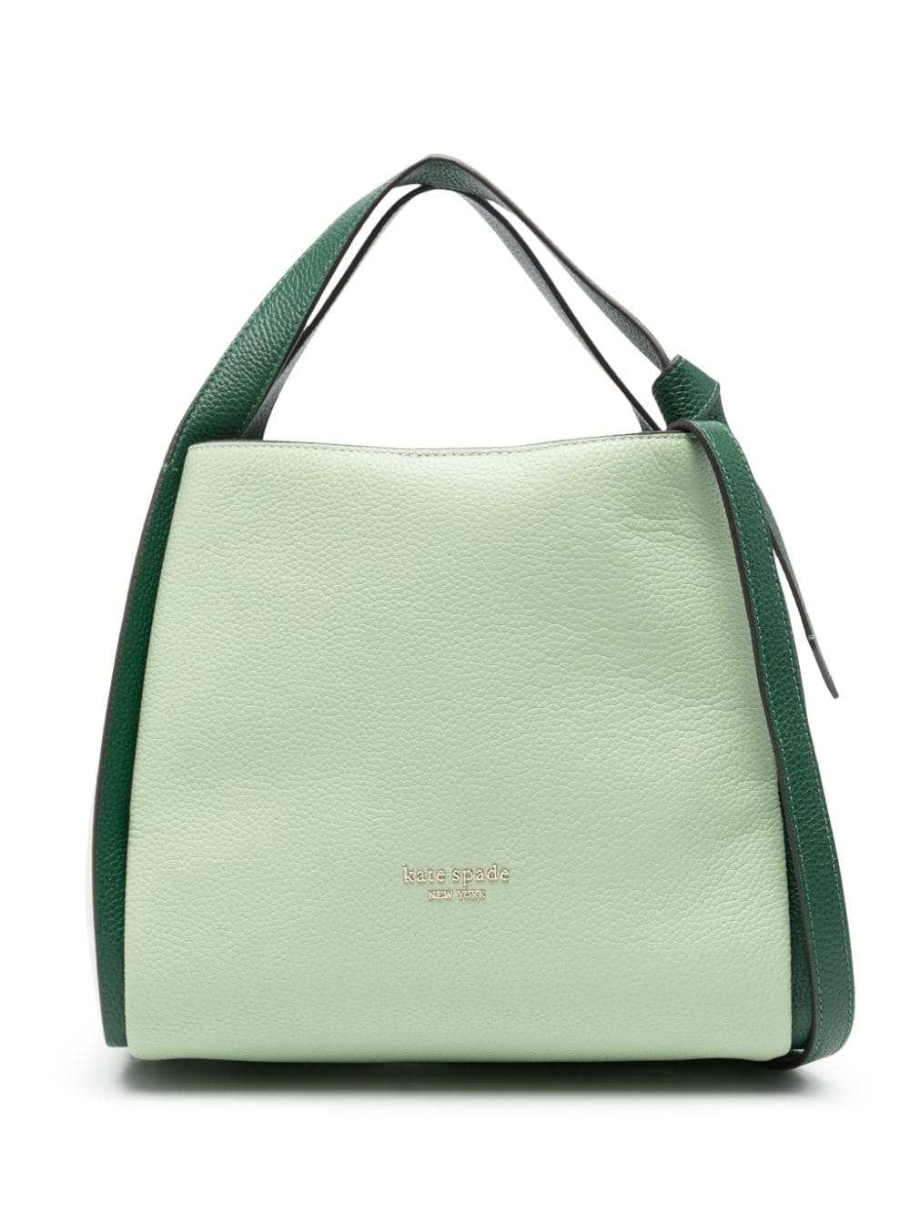 Kate Spade medium Knott Colorblocked tote bag - Green von Kate Spade