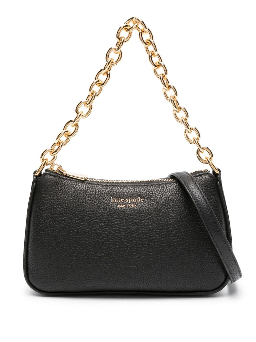 Kate Spade small Jolie leather shoulder bag - Black von Kate Spade