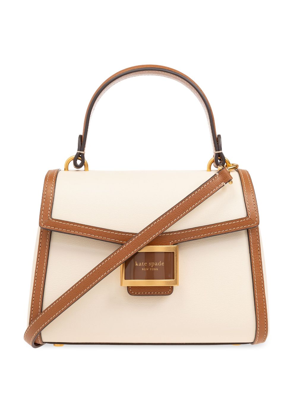 Kate Spade small Katy leather tote bag - Neutrals von Kate Spade