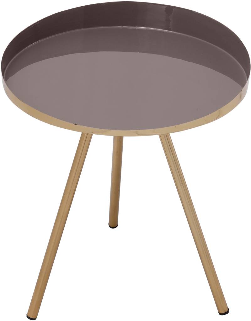 Kayoom Beistelltisch »Morrison, runder Beistelltisch, edler Look«, (1 St.), Dekorativ, glanzvolle Lackierung, stilvolles Design von Kayoom