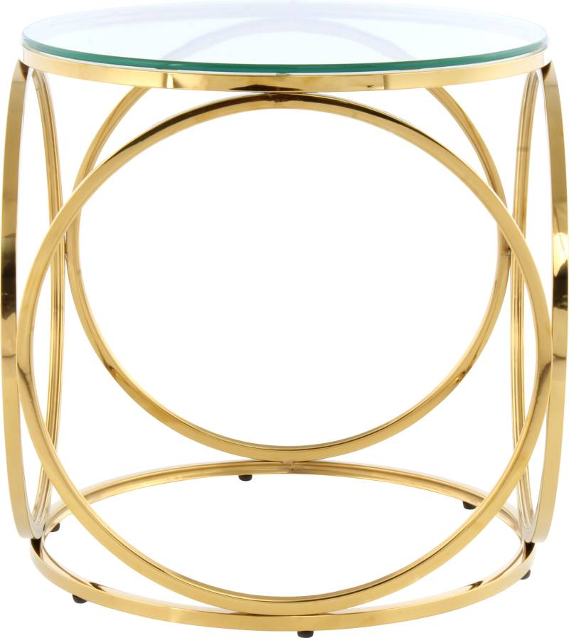Kayoom Beistelltisch »Whitney 225,Beistelltisch mit offenem Design, Gestell aus Metall«, (1 St.), Glamouröses Design, hochwertige Verarbeitung, pflegeleicht von Kayoom