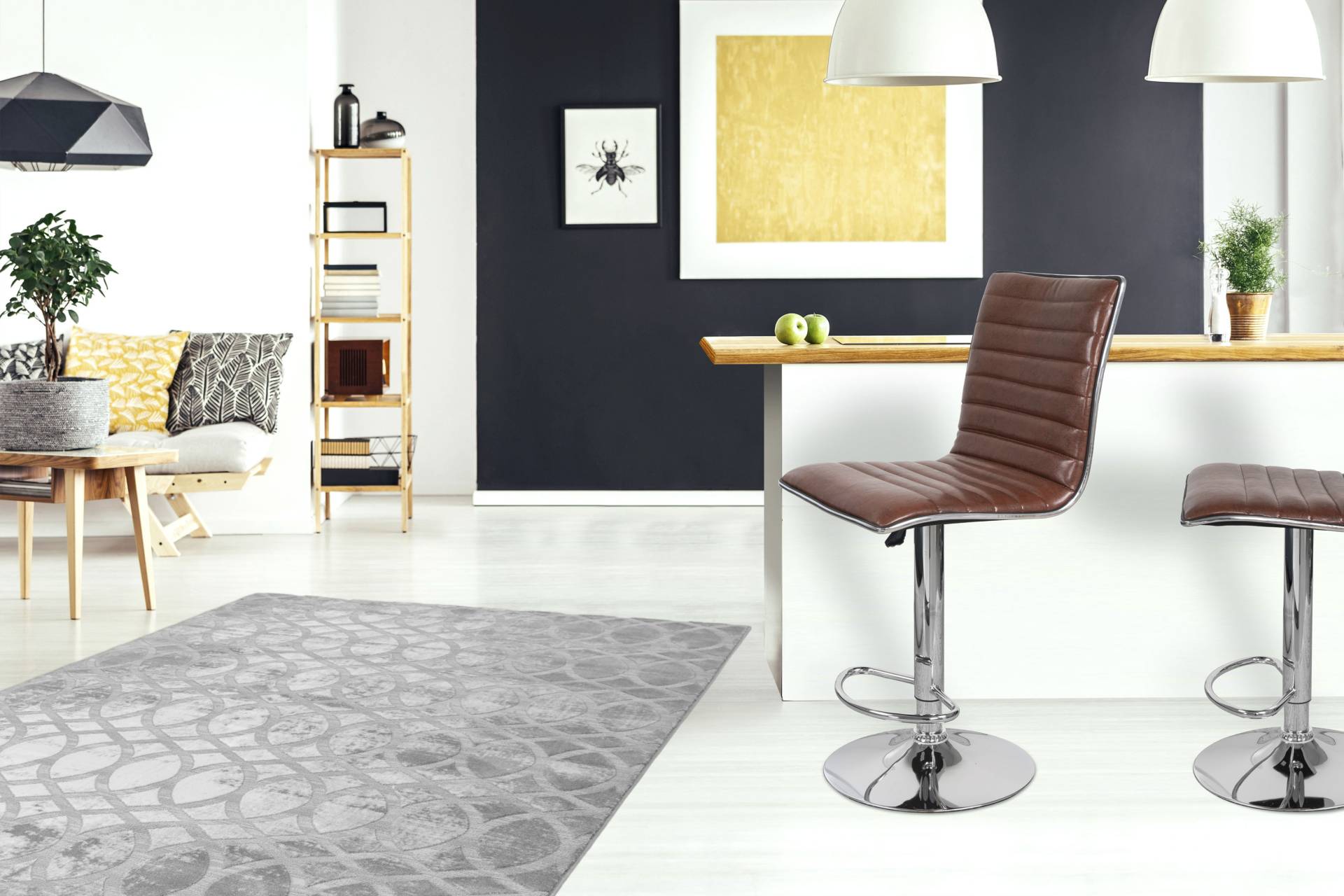 Kayoom Hochstuhl Barstuhl "Midnight 625" 2er-Set, in Leder-Optik, höhenverstellbar, drehbar Kayoom Hochstuhl Barstuhl "Midnight 625" 2er-Set, in Leder-Optik, höhenverstellbar, drehbar von Kayoom