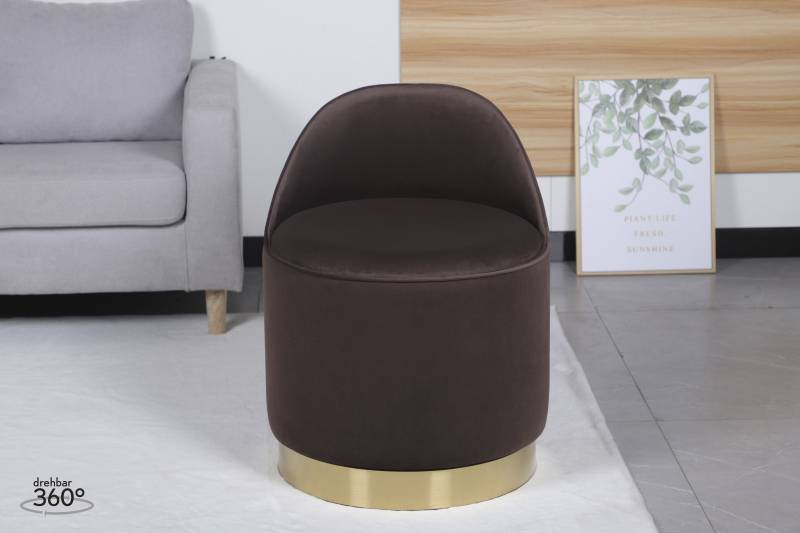 Kayoom Sessel »Drehhocker Viktor 125,Drehhocker in modernem Design,Stauraum im Innere«, (1 St.), drehbarer Sockel, mit Stauraum, komfortable Rückenstütze von Kayoom