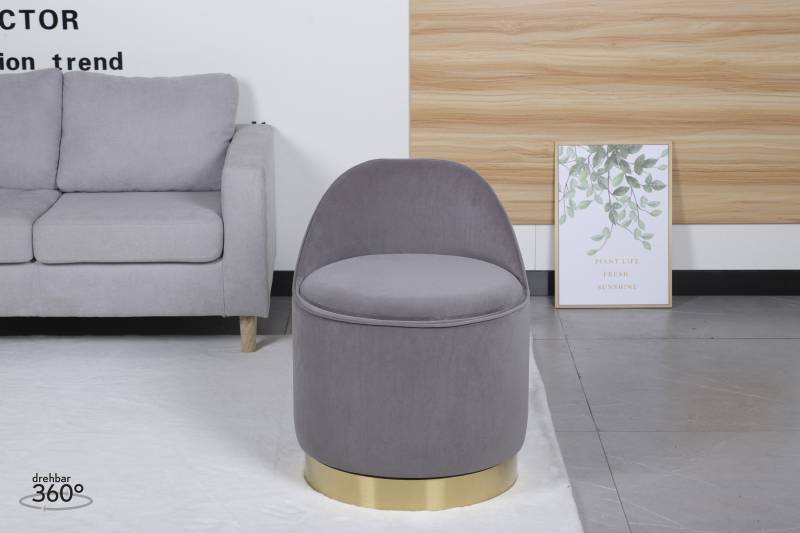 Kayoom Sessel »Drehhocker Viktor 125,Drehhocker in modernem Design,Stauraum im Innere«, (1 St.), drehbarer Sockel, mit Stauraum, komfortable Rückenstütze von Kayoom