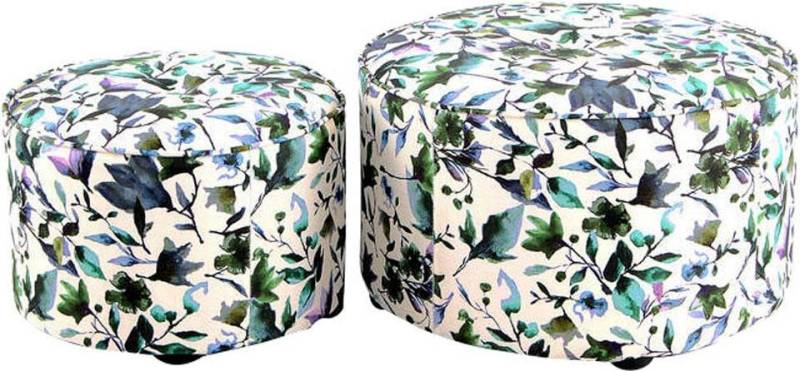 Kayoom Hocker »Indira 2er-Set, Hocker-Set in schönem Stil, skandinavisches Design«, (Set, 2 St.), stilvoll, dekorativ, modern, erfüllt moderne Wohnansprüche von Kayoom