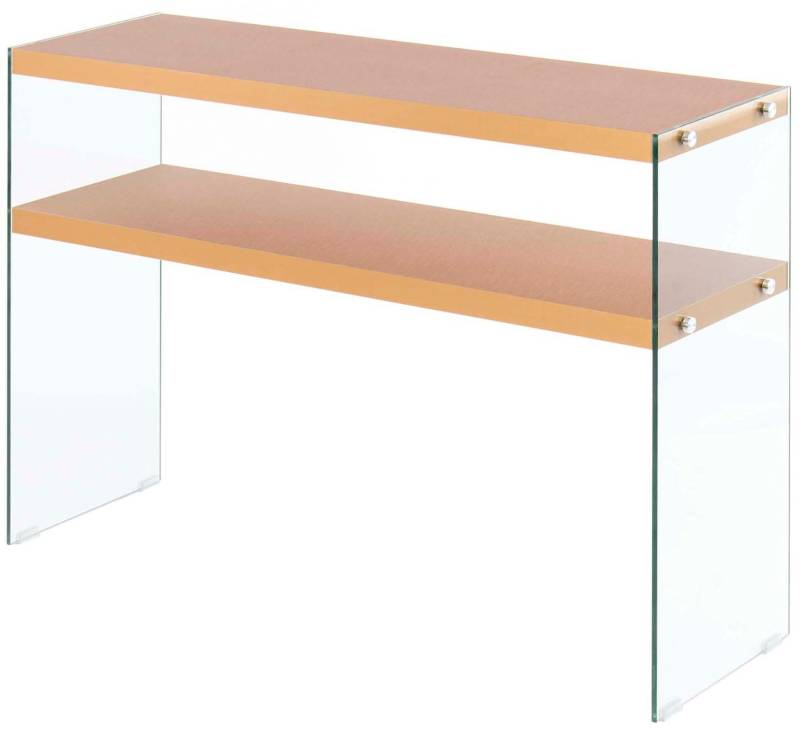 Kayoom Konsolentisch »Elementary, eckige Form, viel Ablagefläche«, (1 St.), Ablageflächen, gehärtetes Glas, pflegeleicht, unifarbenes Design von Kayoom