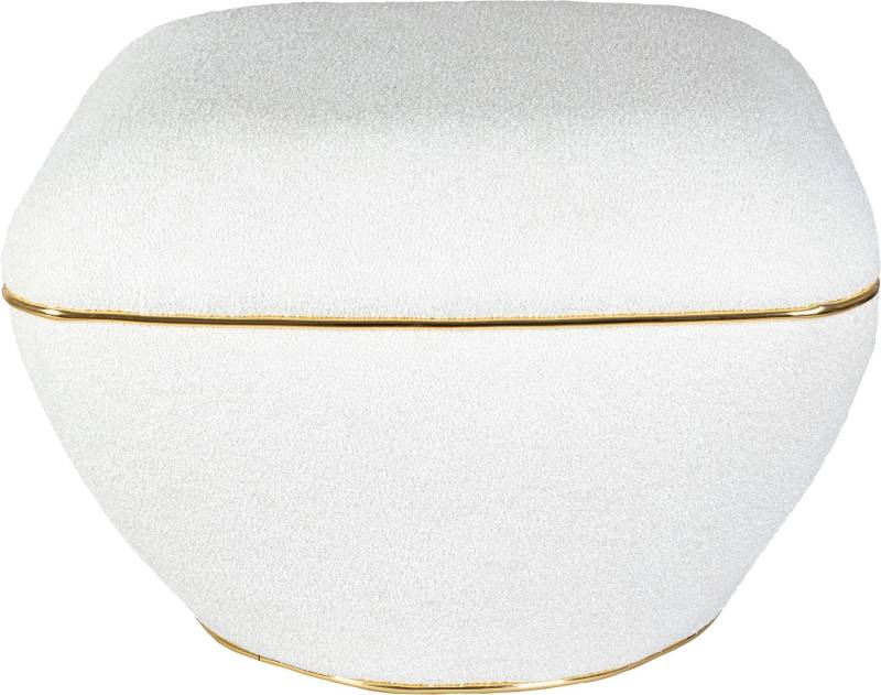Kayoom Sitzhocker »Hocker Contessa 125, vielseitig einsetzbarer Allrounder, elegante Form«, (1 St.), komfortabel, hochqualitativ, pflegeleicht, elegante Form von Kayoom