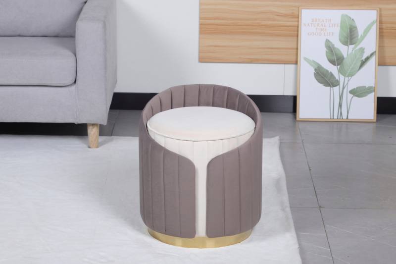 Kayoom Sitzhocker »Hocker Corin 145, Modernes Design, Komfortabel mit Rückenstütze«, (1 St.), zweifarbig, modern, komfortable Rückenstütze von Kayoom