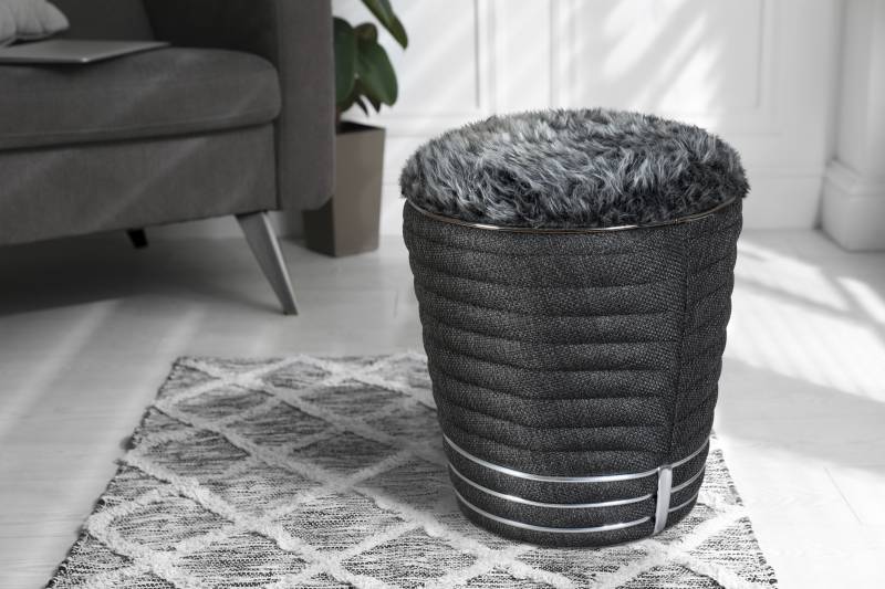 Kayoom Sitzhocker »Hocker Doric, trendiger Look, ästhetische Farbgebung, schöne Steppung«, (1 St.), komfortabel, hochqualitativ, pflegeleicht, hochwertige Materialien von Kayoom