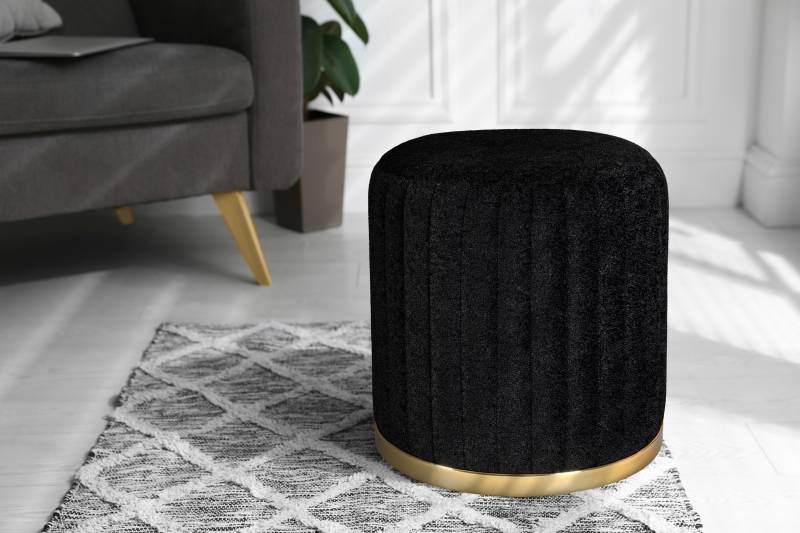 Kayoom Sitzhocker »Hocker Doric, trendiger Look, ästhetische Farbgebung, schöne Steppung«, (1 St.), komfortabel, hochqualitativ, pflegeleicht, liebevolle Verarbeitung von Kayoom