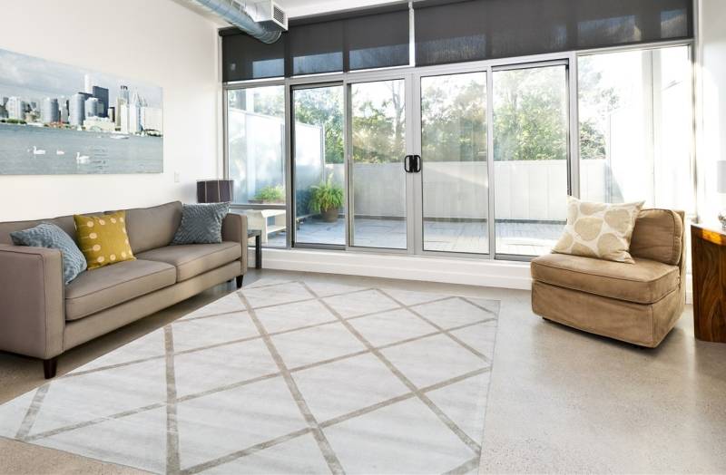 Kayoom Teppich »Luxury 210«, rechteckig, 13 mm Höhe, Kurzflor, handweb, Hoch Tief Struktur, Wohnzimmer von Kayoom