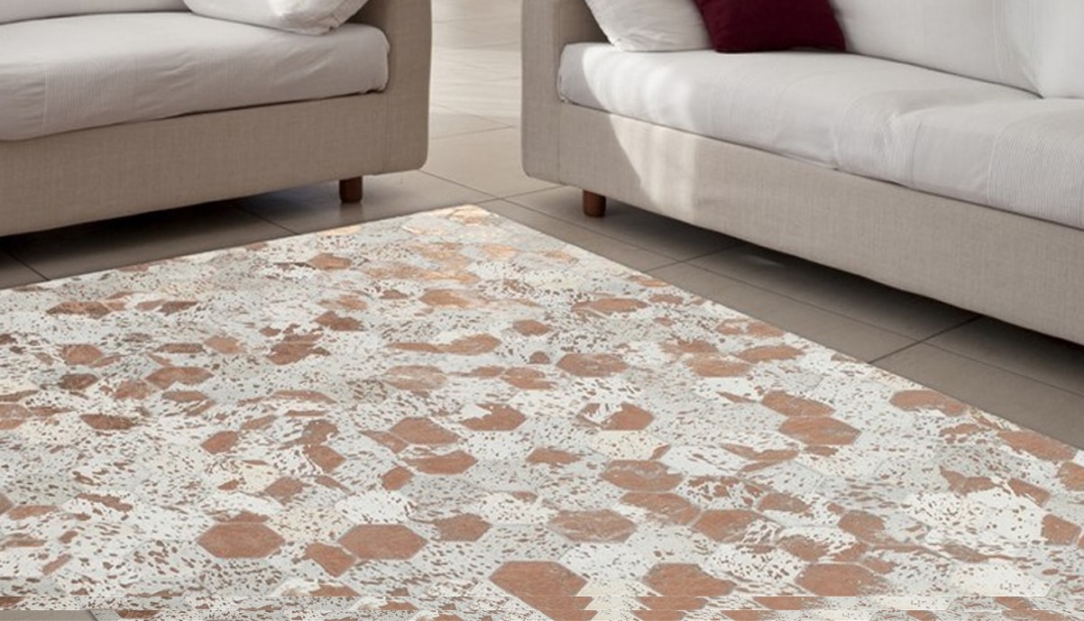 Kayoom Teppich »Spark 210«, rechteckig, 8 mm Höhe, 100% Leder, Unikat, fusselarm, Allergiker & Fussbodenheizung geeignet Kayoom Teppich »Spark 210«, rechteckig, 8 mm Höhe, 100% Leder, Unikat, fusselarm, Allergiker & Fussbodenheizung geeignet von Kayoom