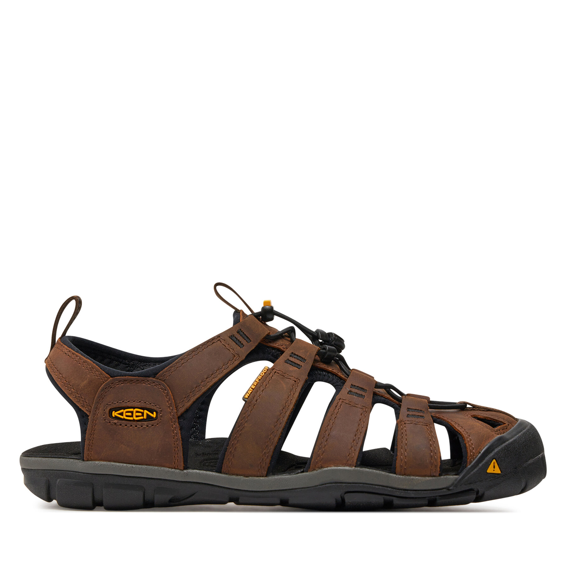 Sandalen Keen Clearwater Cnx Leather 1013106 Dark Earth/Black von Keen