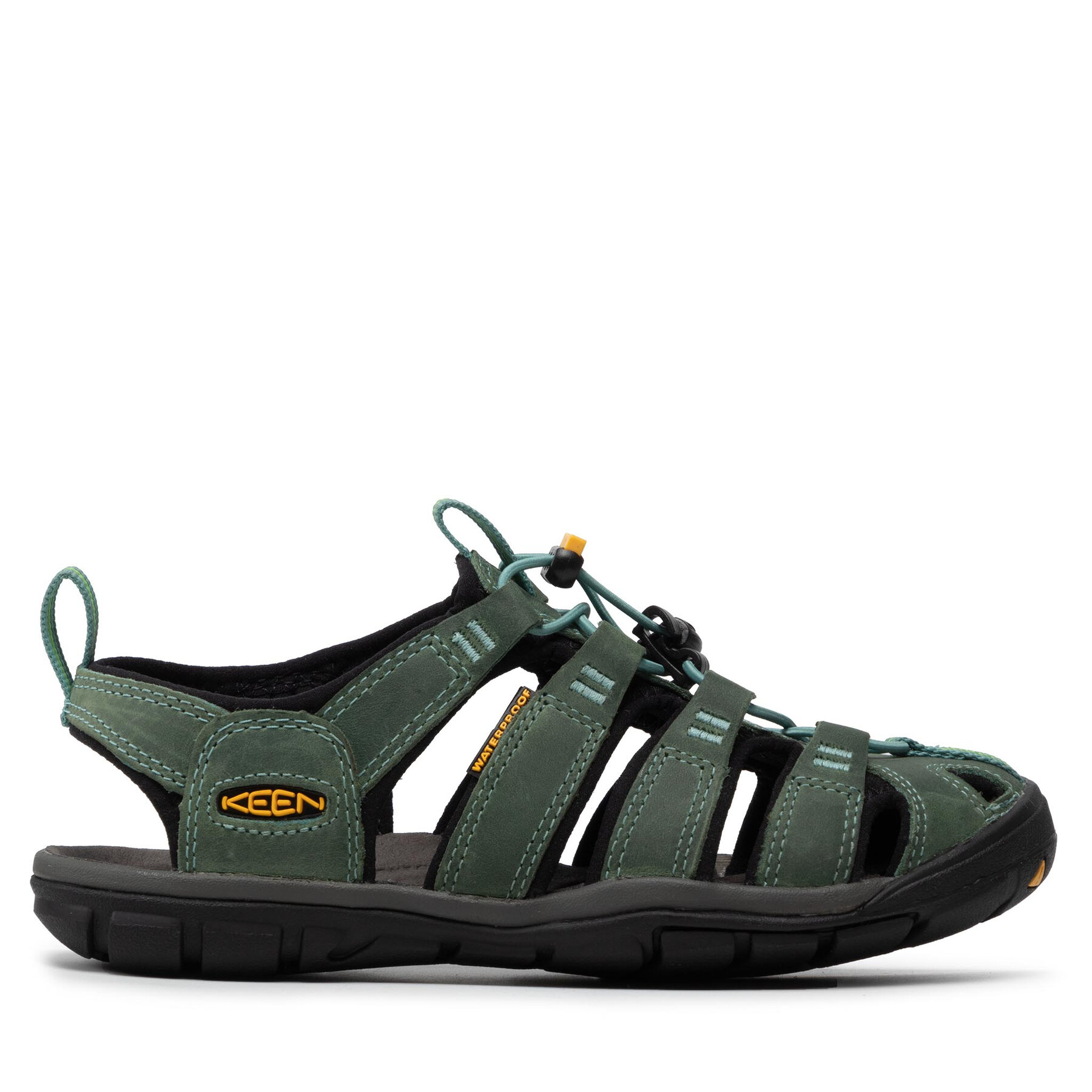 Sandalen Keen Clearwather Cnx Leather 1014371 Mineral Blue/Yellow von Keen