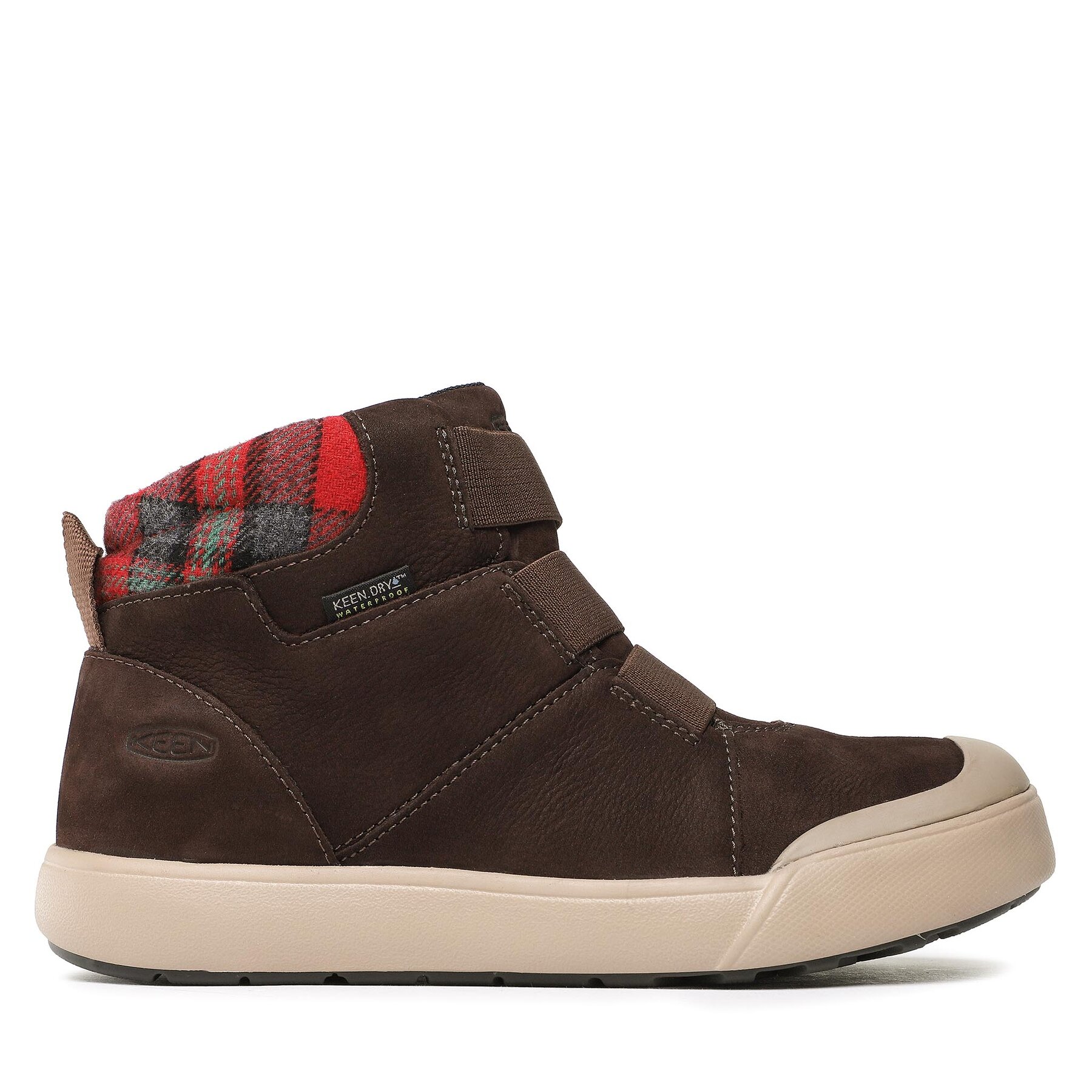 Stiefeletten Keen Elle Winter Mid Wp 1026714 Coffee Bean/Red Plaid von Keen