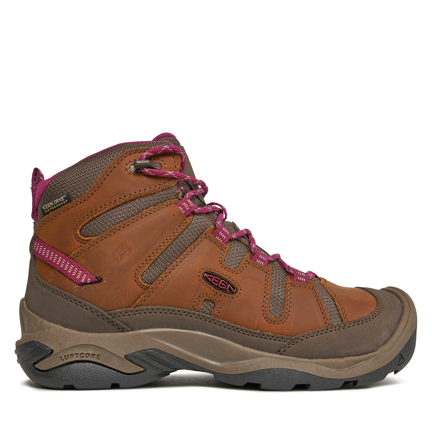 Trekkingschuhe Keen Circadia Mid Wp 1026765-10 Syrup/Boysenberry von Keen