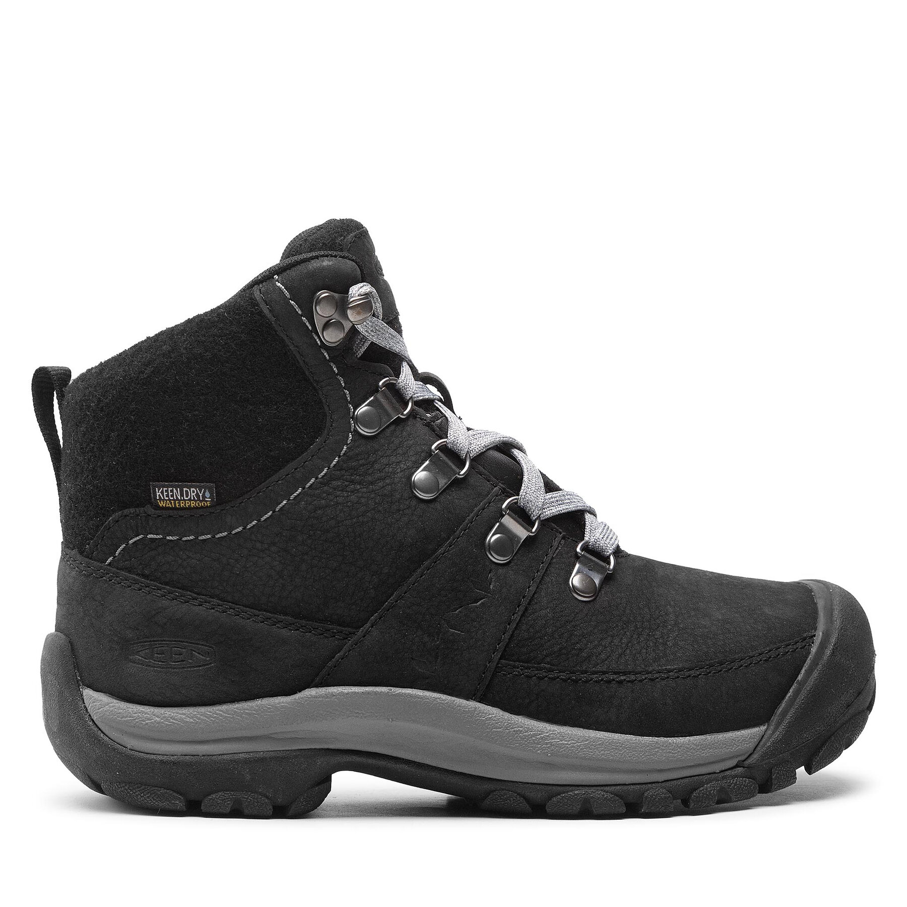 Trekkingschuhe Keen Kaci III Winter Mid Wp 1026720 Black/Steel Grey von Keen