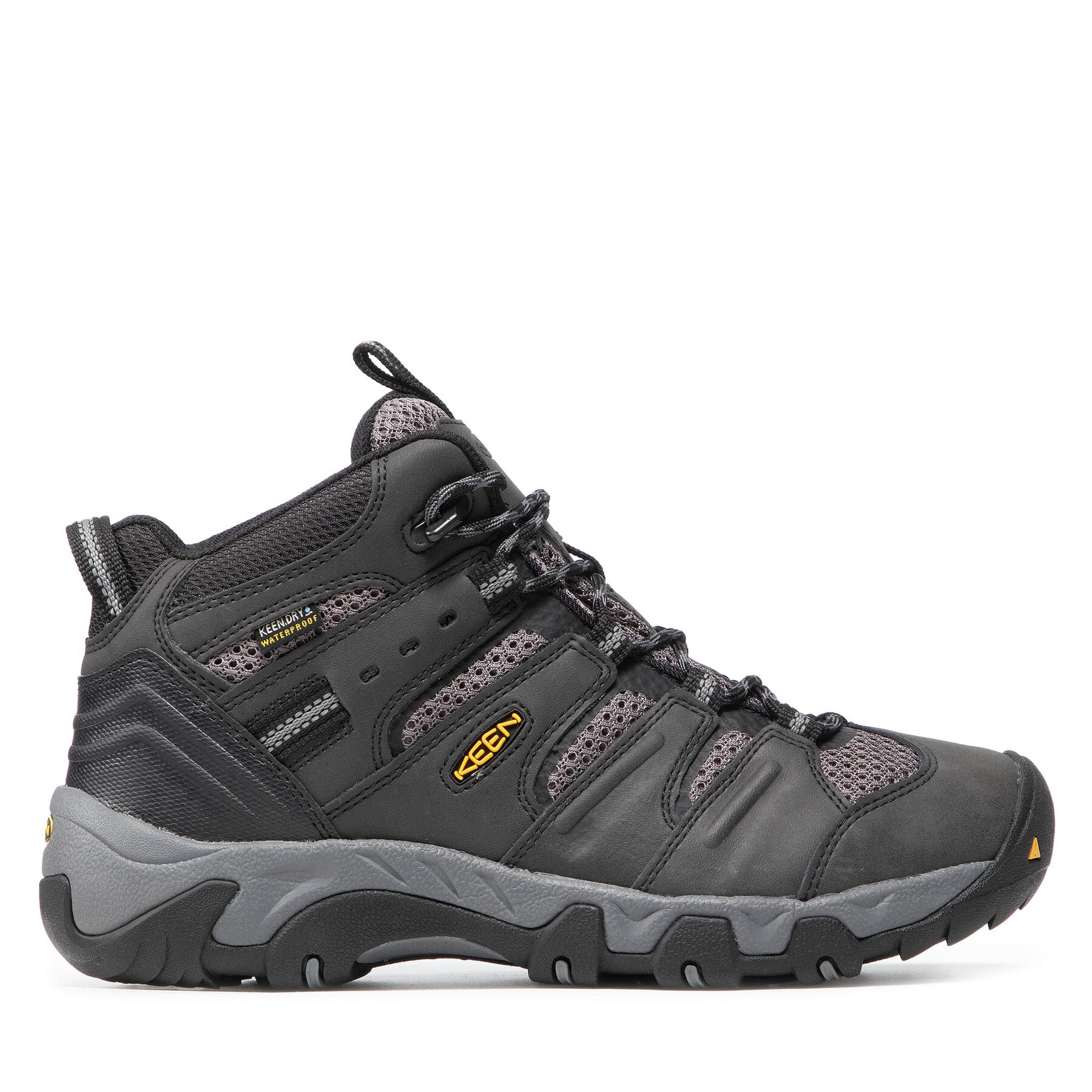 Trekkingschuhe Keen Koven Mid Wp 1020210 Black/Steel Grey von Keen