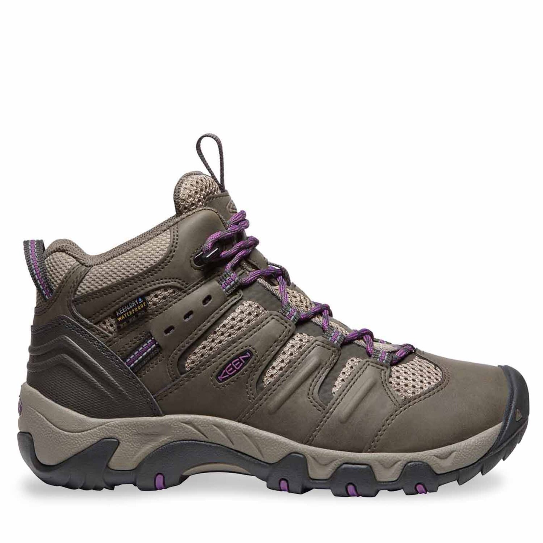 Trekkingschuhe Keen Koven Mid Wp Bungee 1024027 Bungee Cord/Wood Violet von Keen