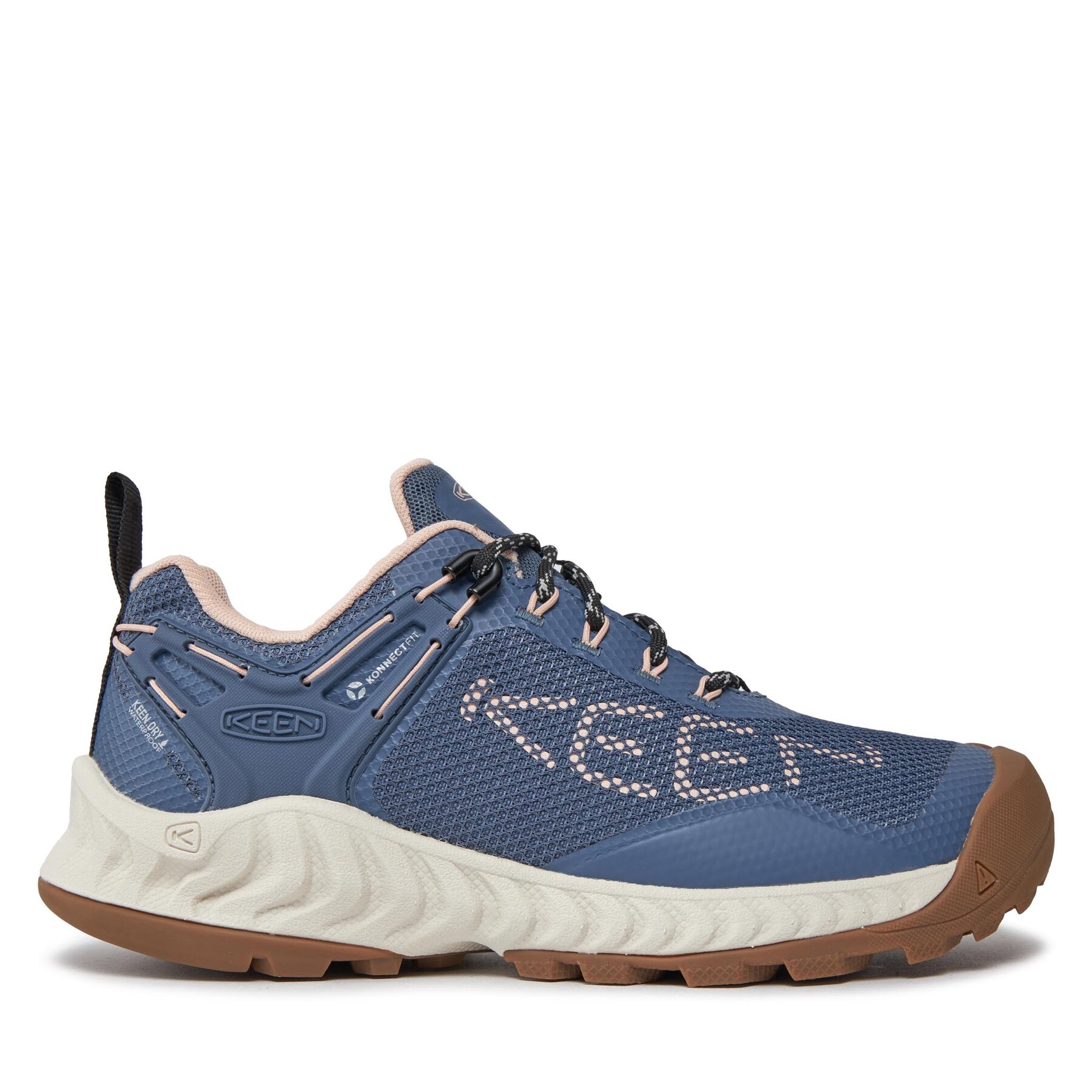 Trekkingschuhe Keen Nxis Evo Wp 1026684 Vintage Indigo /Peachy von Keen