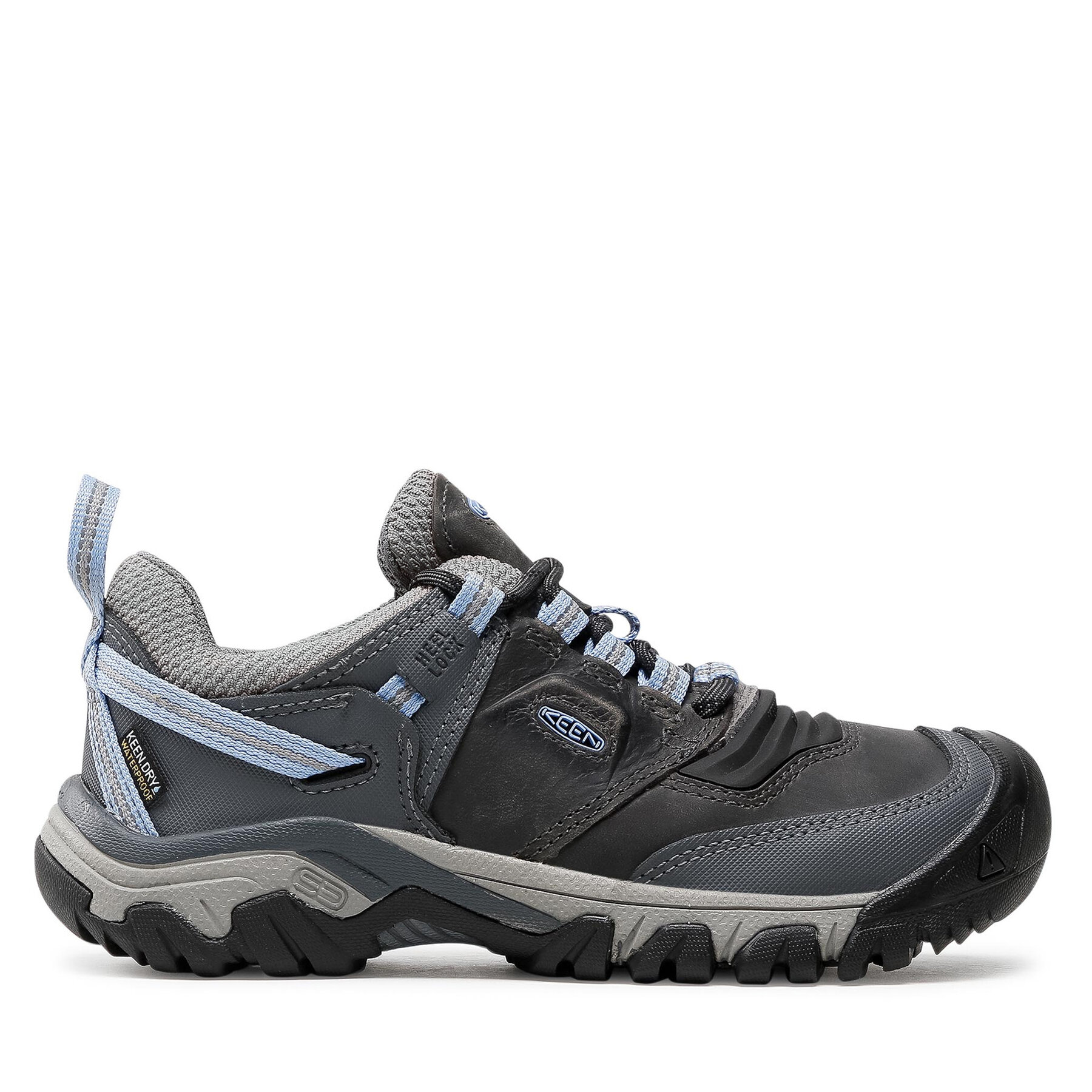 Trekkingschuhe Keen Ridge Flex Wp W 1024923 Steel Grey/Hydrengea von Keen