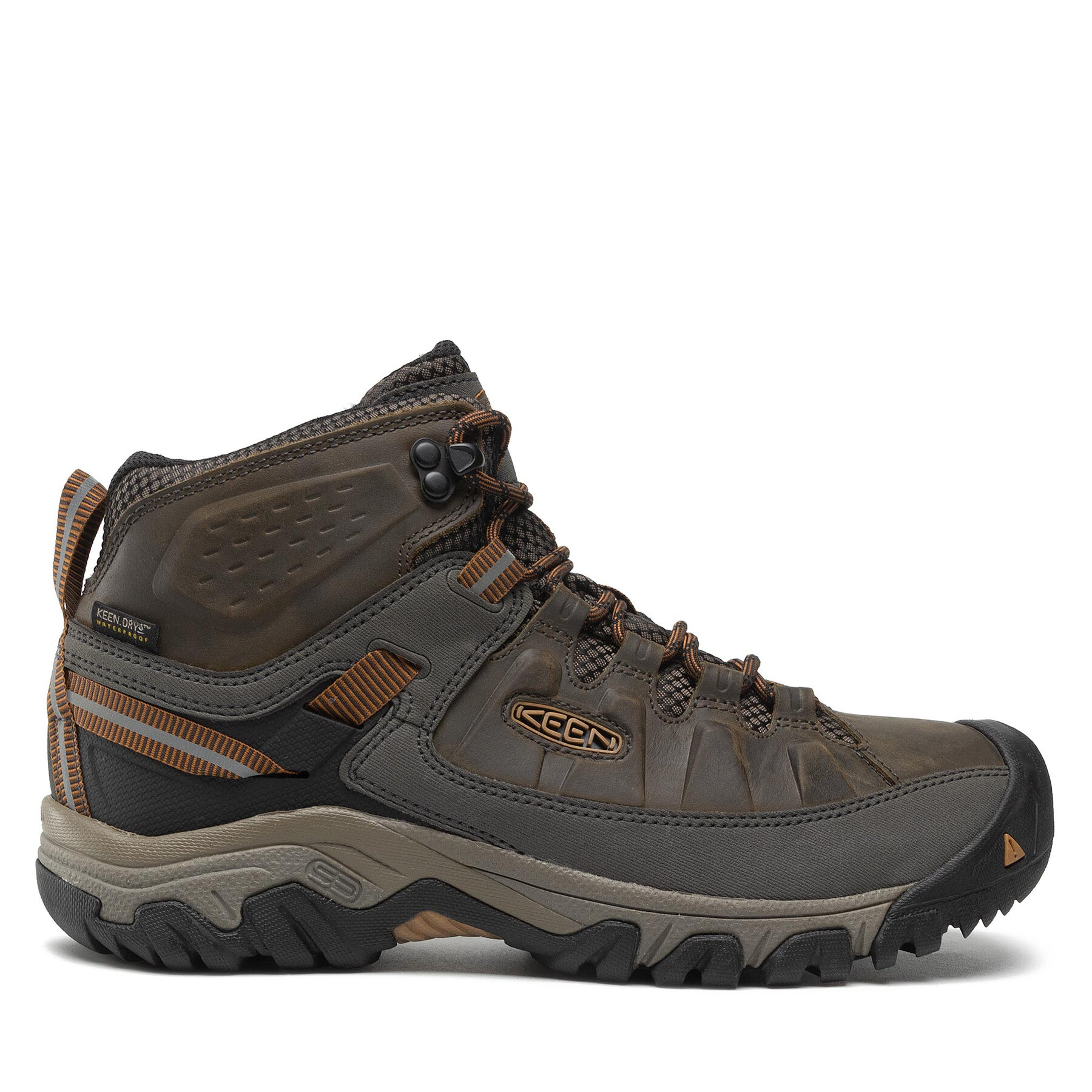 Trekkingschuhe Keen Targhee III Mid Wp 1017787 Black Olive/Golden Brown von Keen