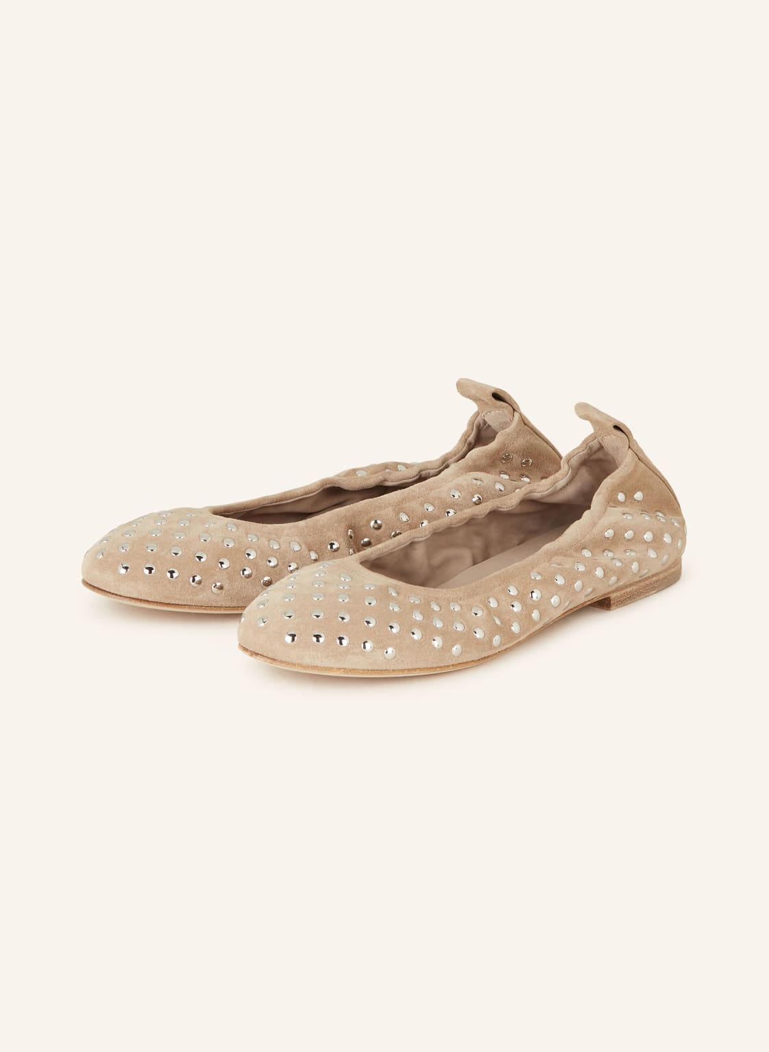 Kennel & Schmenger Ballerinas Nelly Mit Nieten beige von Kennel & Schmenger