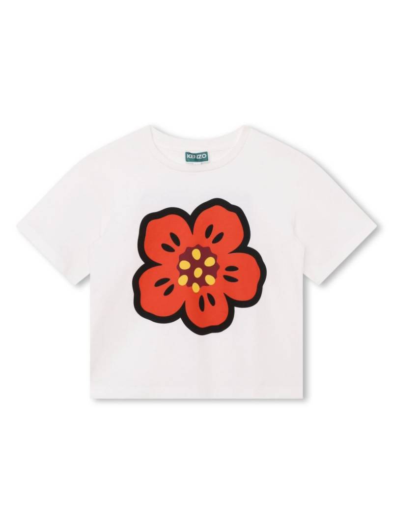 Kenzo Kids Boke Flower-motif T-shirt - Neutrals von Kenzo Kids