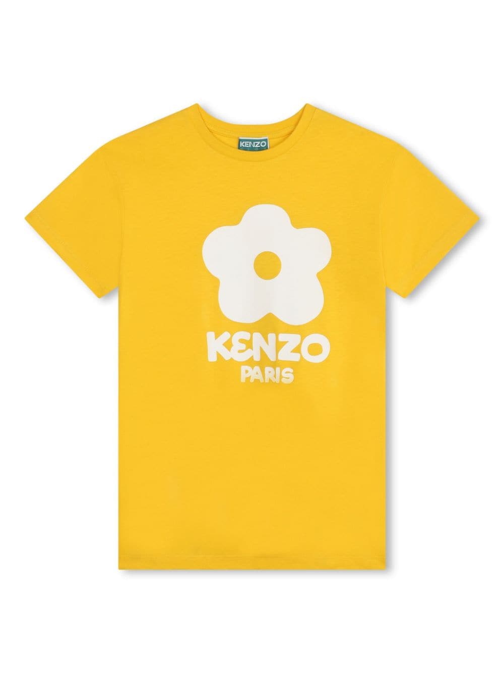 Kenzo Kids Boke Flower organic cotton dress - Yellow von Kenzo Kids