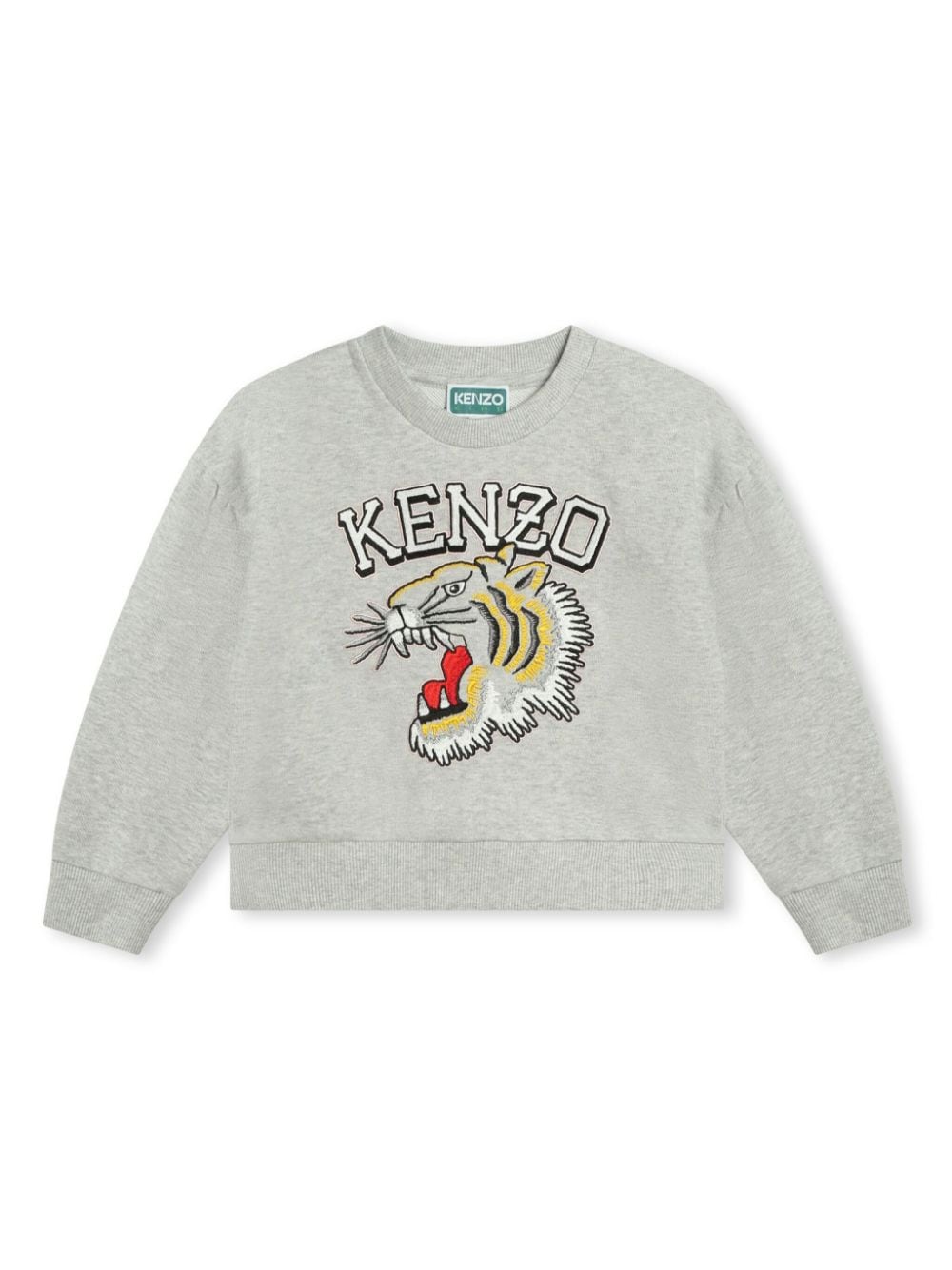 Kenzo Kids Kotora embroidered cotton sweatshirt - Grey von Kenzo Kids