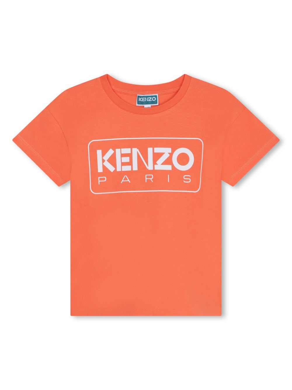 Kenzo Kids Paris logo-print organic cotton T-shirt - Orange von Kenzo Kids