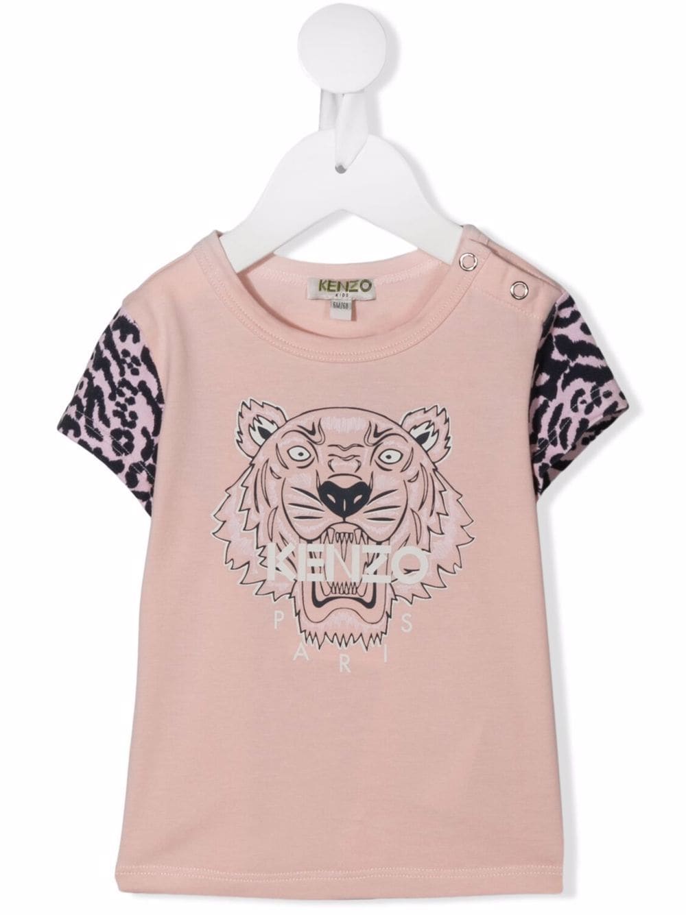 Kenzo Kids Tiger-print cotton T-shirt - Pink von Kenzo Kids