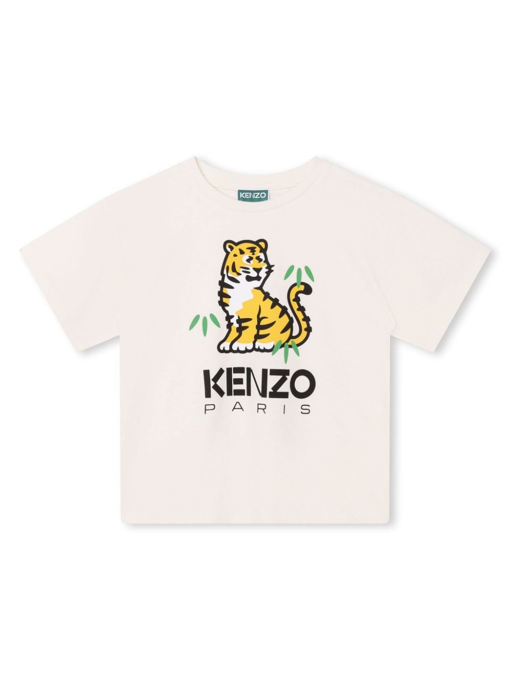 Kenzo Kids Tokyo Paris Kotora cotton T-shirt - Neutrals von Kenzo Kids