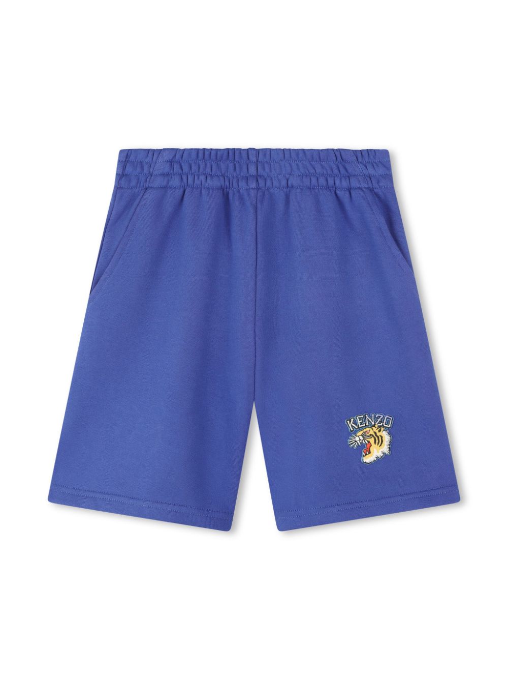 Kenzo Kids Verity Tiger cotton shorts - Blue von Kenzo Kids