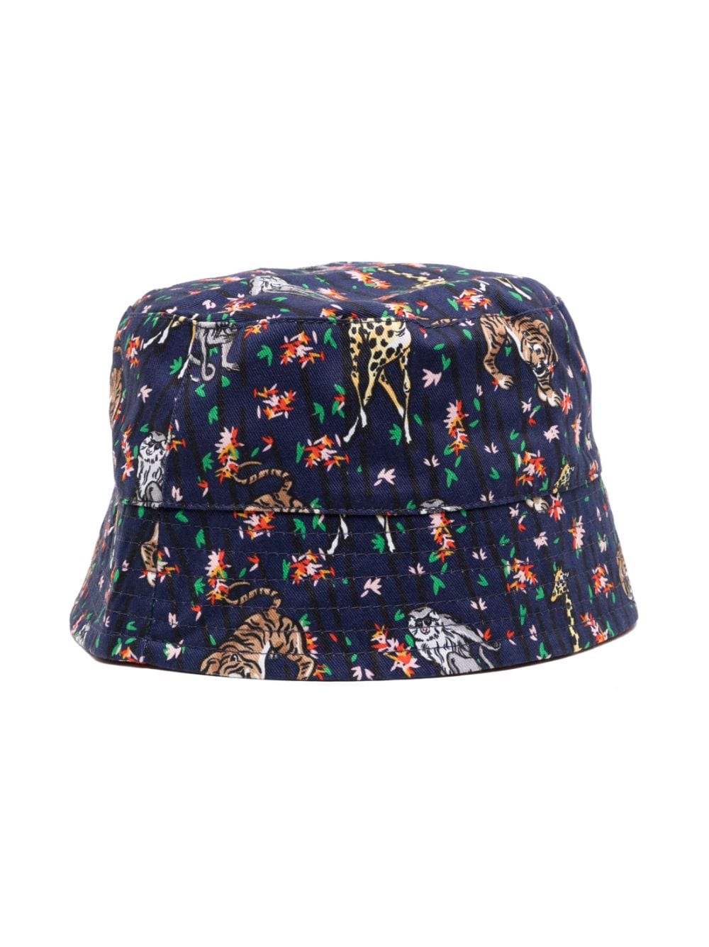 Kenzo Kids animal-print bucket hat - Blue von Kenzo Kids