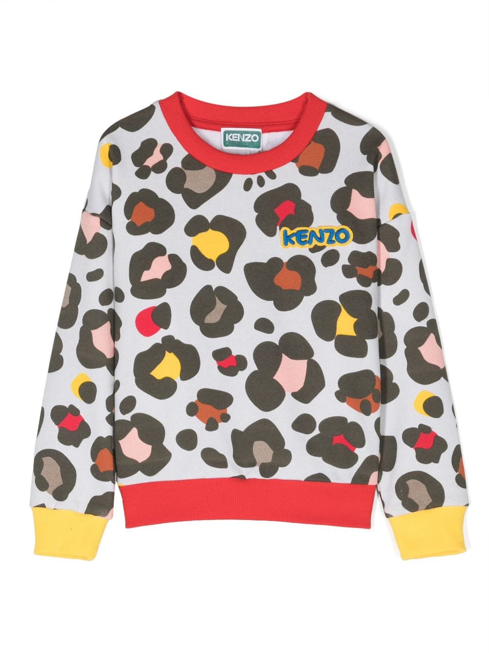 Kenzo Kids animal-print sweatshirt - Neutrals von Kenzo Kids