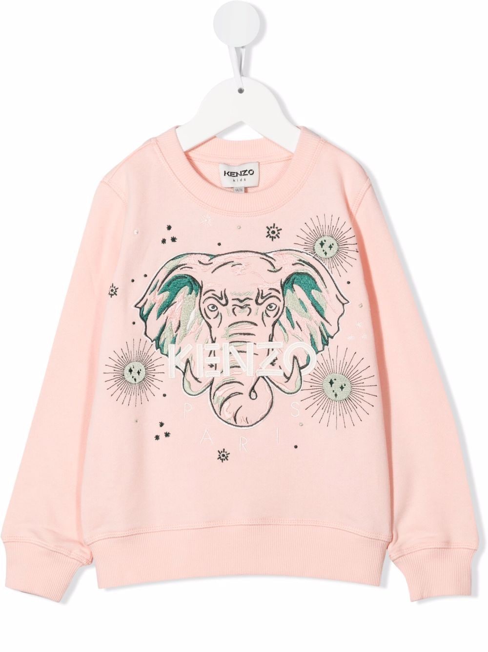 Kenzo Kids elephant print sweatshirt - Pink von Kenzo Kids