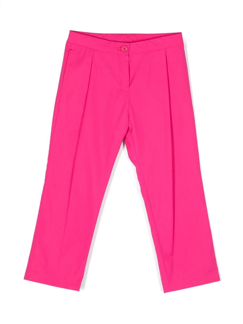Kenzo Kids embroidered-logo straight-leg trousers - Pink von Kenzo Kids