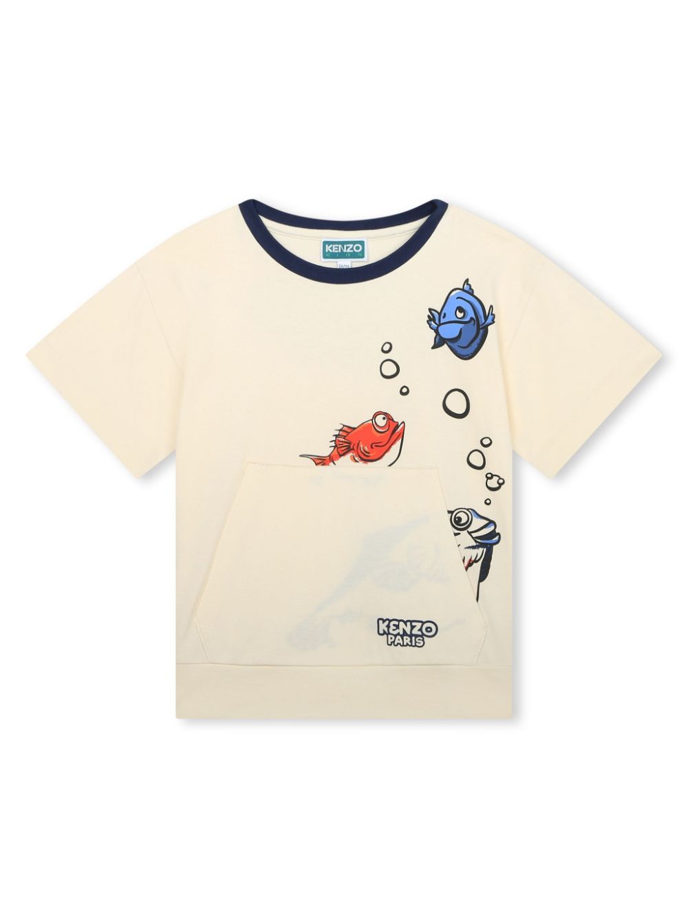 Kenzo Kids graphic-print cotton T-shirt - Neutrals von Kenzo Kids