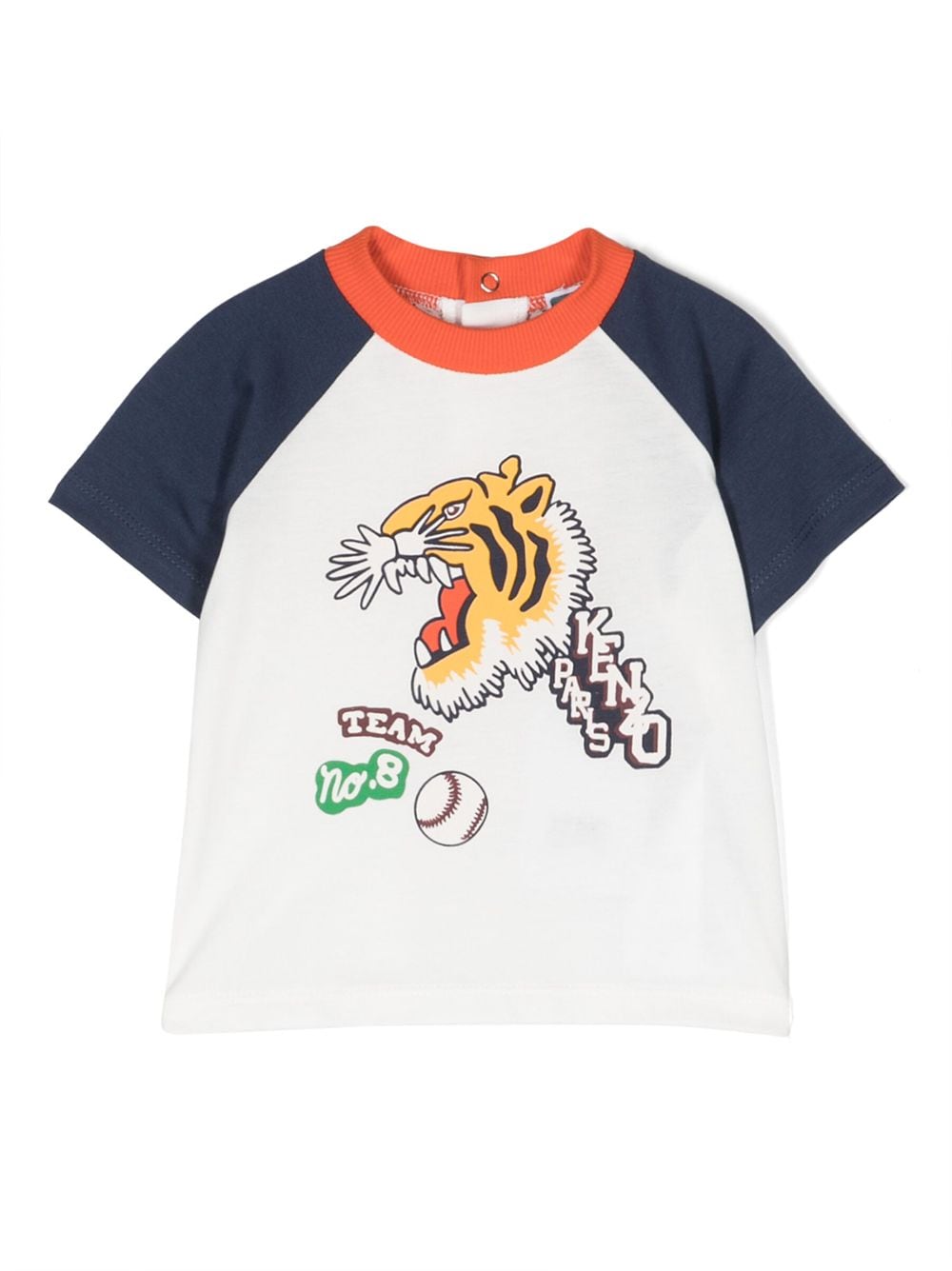 Kenzo Kids graphic-print cotton T-shirt - White von Kenzo Kids